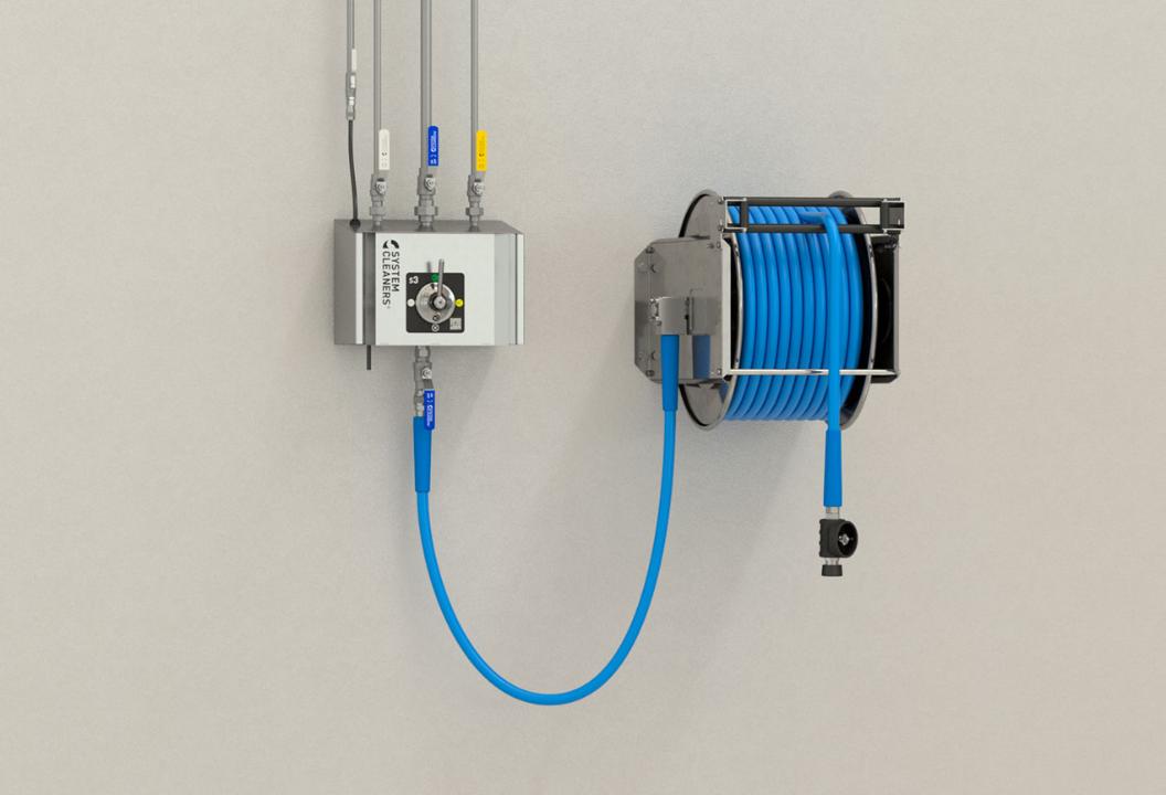 Automatischer Schlauchaufroller Automatischer Schlauchaufroller