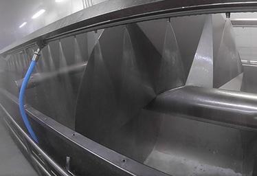 Reinigung von Schneckenkühlern Reinigung von Schneckenkühlern